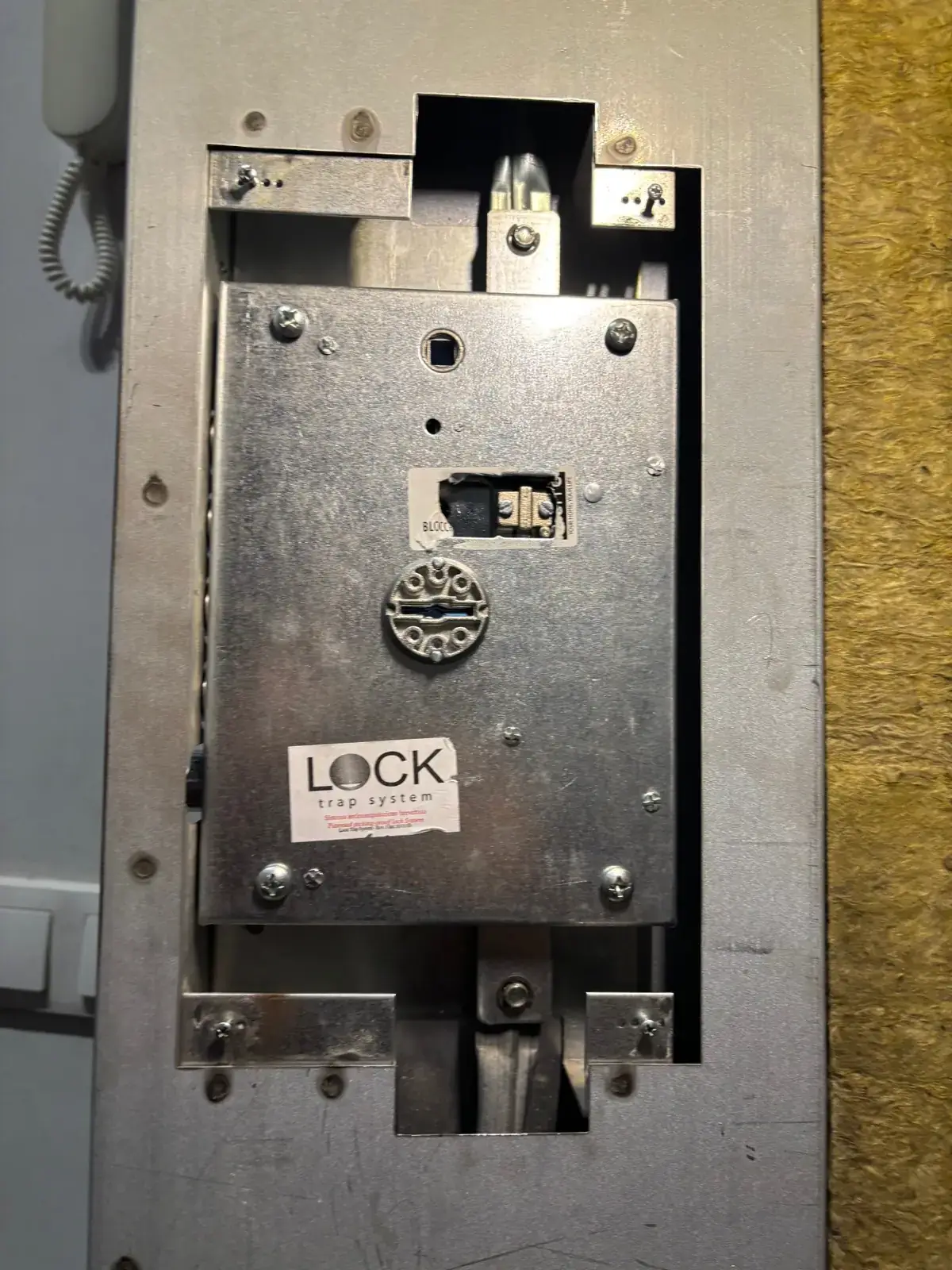 Kaseta zamka Dierre z systemem Lock Trap – widok mechanizmu